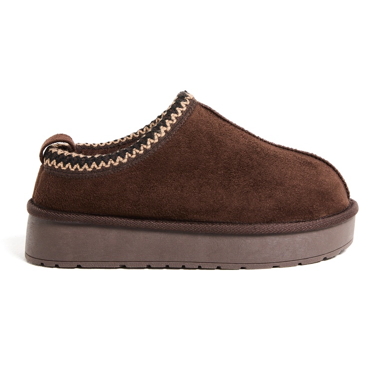 Chunky Boots "Tea Platform" Brown